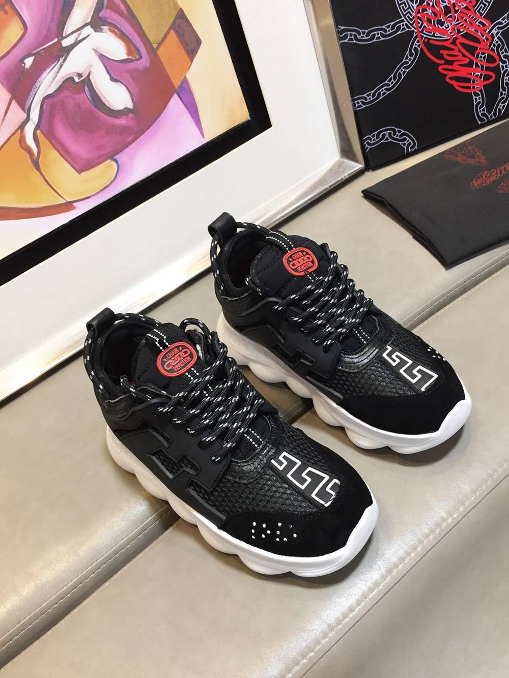 V*ERSACE SNEAKERS BLACK